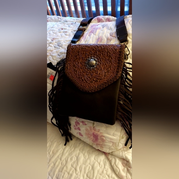 All Leather brown purse - Picture 1 of 1